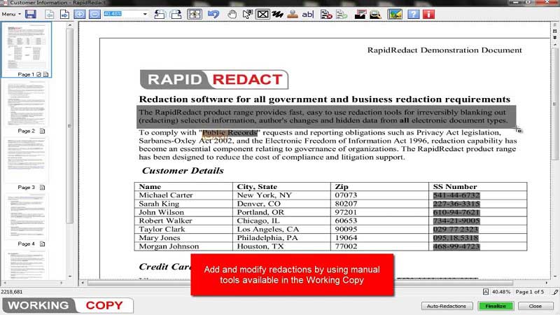 cab we undo redacted information from pdf