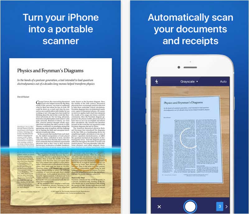 Die beste kostenlose iOS und Android PDF Scanner App