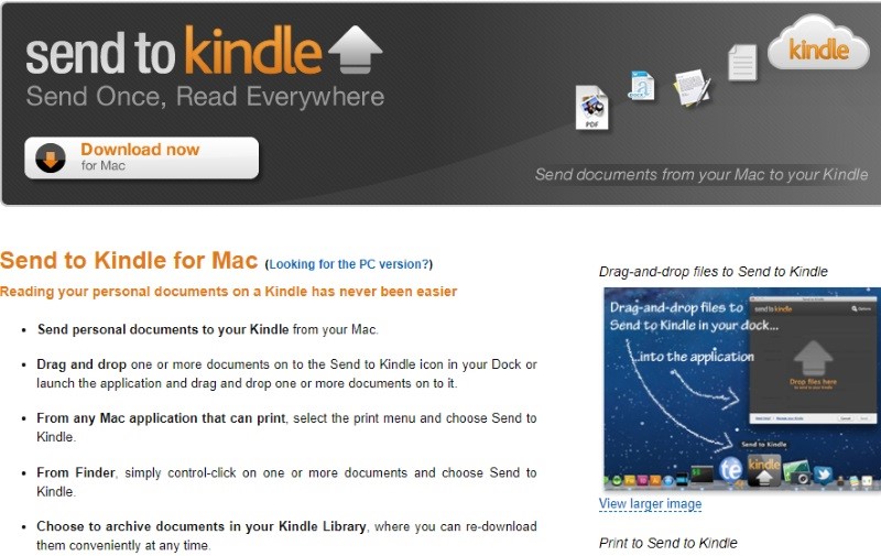 Kindle app for mac os