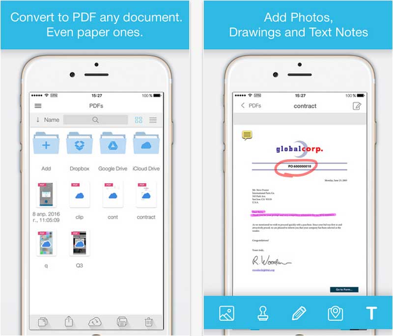 how to download pdf on iphone