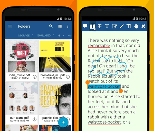 lightweight pdf reader android