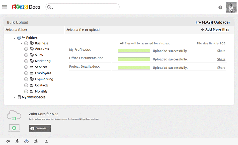 electronic file management