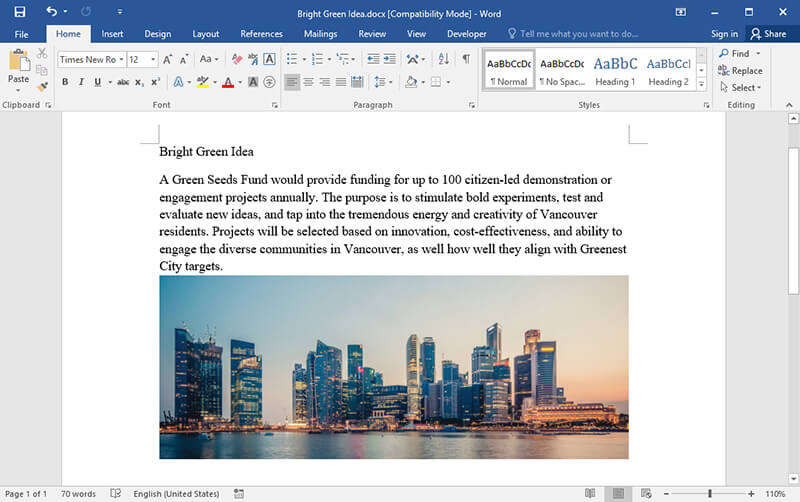 for a mac word allows for footnoting by clicking the document references tab