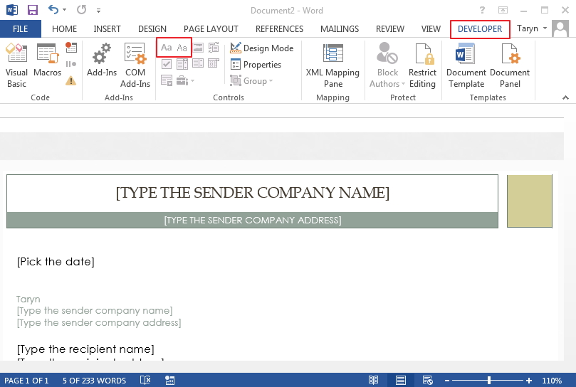 6 Simple Steps To Create A Form In Word File