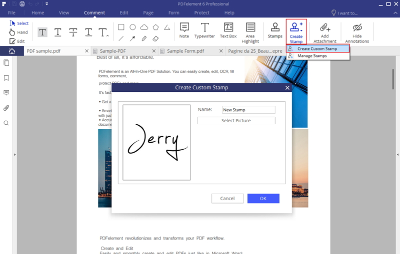how to make an electronic signature in word
