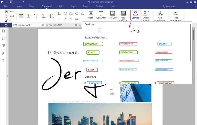 how to make an electronic signature in word