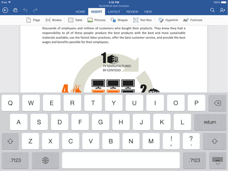 Word Editing App