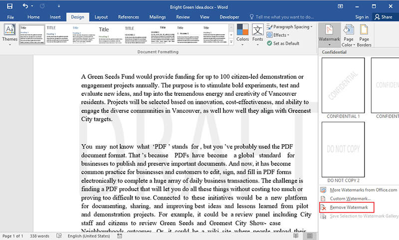 microsoft word rough draft example