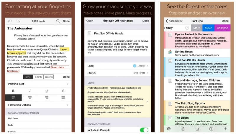 scrivener ios